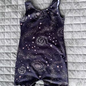 Girls’ Galaxy Print Biketard